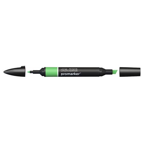 Pennarelli Winsor&Newton Promarker doppia punta fine-larga - grass G457 - 0203253